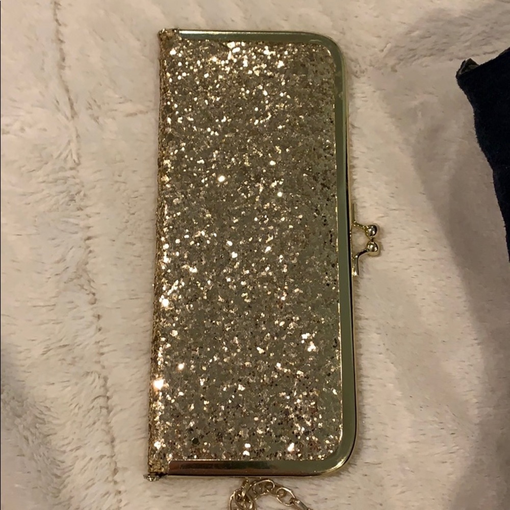 Rose Gold clutch wallet